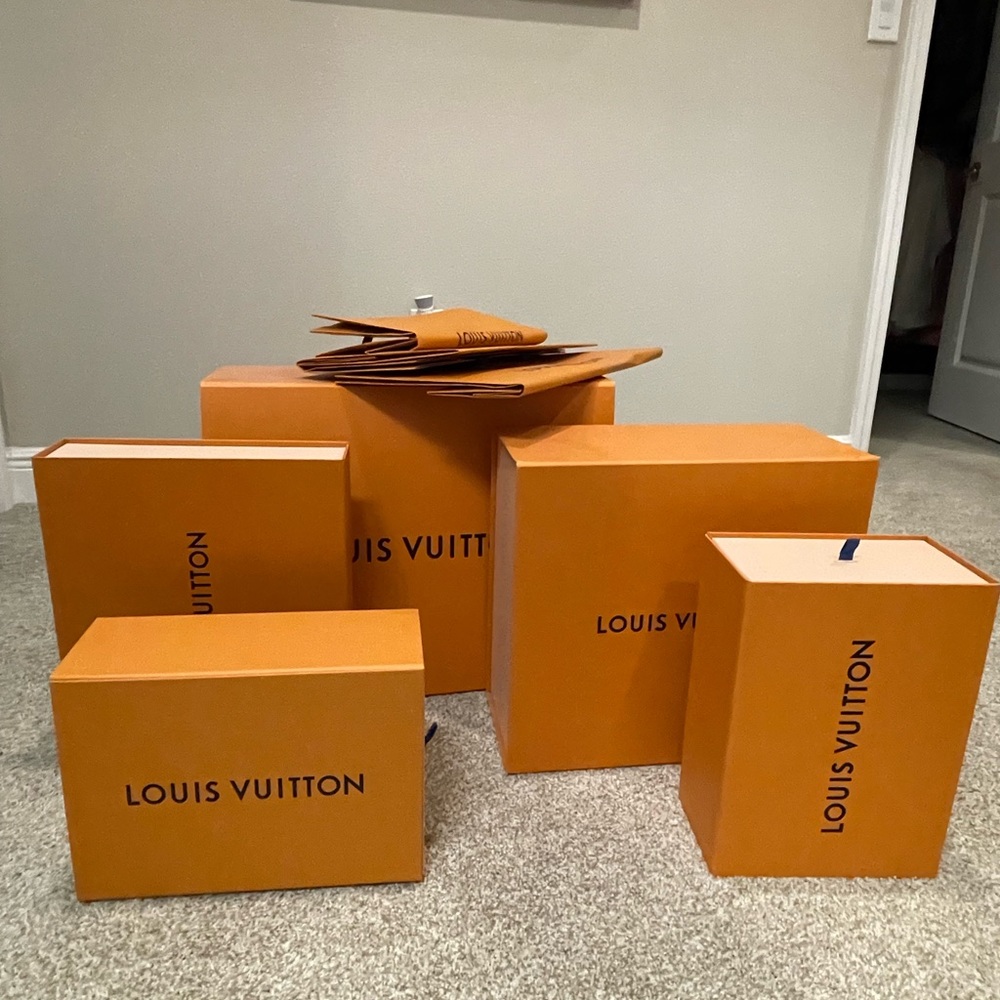 Authentic Lv Boxes And Bags; Multiple Sizes - image 1
